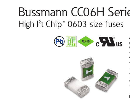 CC06H 0603  bussmann  0603系列